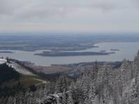 Blick zum Chiemsee von der Kampenwand