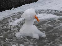 unser Schneemann