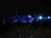 Edinburgh Castle bei Nacht