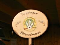 Böllerschützen am Neujahrstag am Hotel Happinger Hof