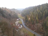 Blick von der Burg Rabenstein ins Ailsbachtal