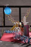 Silvesterdeko im Kuhstall