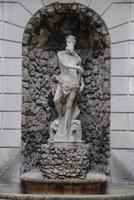 Originalstatue vom Neptunbrunnen im Hinterhof des Rathauses