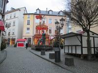 Eine Weihnachtspyramide an der Mosel