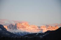 Alpenglühen im Rosengarten
