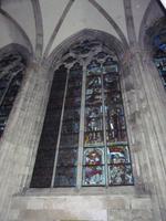 Historische Buntglasfenster im Kölner Dom