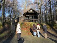 Am Hermannsdenkmal im Teutoburger Wald