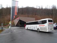 Unser Bus vor der Iberger Tropfsteinhöhle