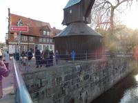 Alter Kran am Stintmarkt in Lüneburg