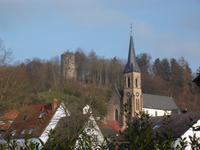 Kirche und Burg in Bad Soden