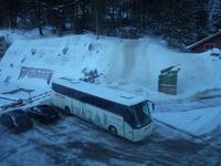 Unser Bus auf dem Parkplatz