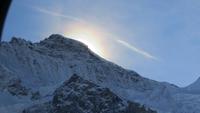 0012 Ausflug zum Jungfraujoch - die Sonne hinter der Jungfrau