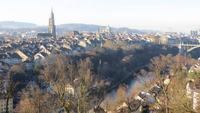 0103 Ausflug nach Bern - Blick über die Stadt vom Rosengarten