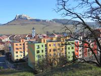 Blick von Spisska Kapitual auf die Zipser Burg*
