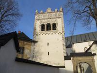 Kezmarok: katholische Kirche mit Renaissanceturm