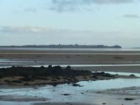 Blick zu Holy Island
