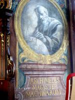 Darstellung des Archimdes in der Aula Leopoldina