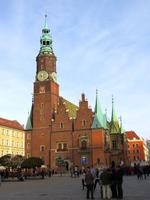 Blick zur Westfassade des Alten Rathauses