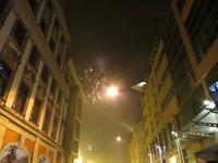 Feuerwerk an der Elisabethkirche