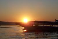 Sonnenuntergang auf dem Irrawaddy