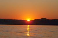 Sonnenuntergang auf dem Irrawaddy