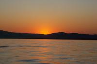 Sonnenuntergang auf dem Irrawaddy