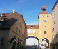 Regensburg Stadttor zur Steinernen Brücke