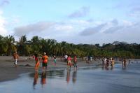 Neujahr am Strand von Carillo