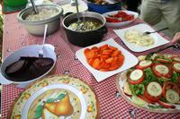 Mittagessen, gekocht mit Solarenergie