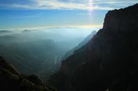 Blick von den Bergen Monserrats