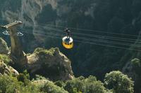 Blick von den Bergen Monserrats