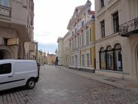 Schön restaurierte Häuser in der Innenstadt