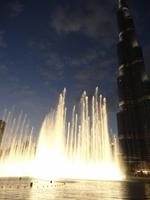 Wasserspiele am Burj Khalifa 