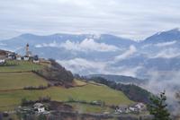 Seemoos Bergblick bei den Pyramiden