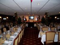 Festlich geschmücktes Restaurant