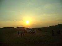 Sonnenuntergang in der Wüste