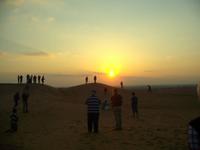 Sonnenuntergang in der Wüste