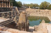 Wasserbecken am Modhera-Sonnentempel