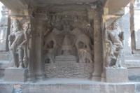 Eingang zum Kailash-Tempel von Ellora