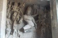 in den UNESCO-Welterbe-Höhlen von Elephanta