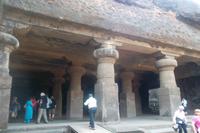 in den UNESCO-Welterbe-Höhlen von Elephanta