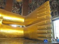 0071 liegender Buddha im Wat Po Tempel Bangkok