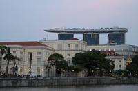 Blick auf das Hotel Marina Bay Sands