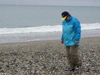 Dietlind beim Strand-Spaziergang