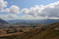 Blick auf Landschaft vor Queenstown
