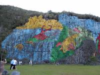 Felsmalerei „Mural de la Prehistoria“