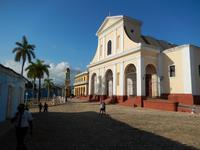 am Plaza Major in Trinidad