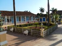 am Plaza Major in Trinidad