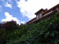 Eingang zum La Paz Waterfall Garden