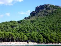 Ankunft am Strand von Formentor